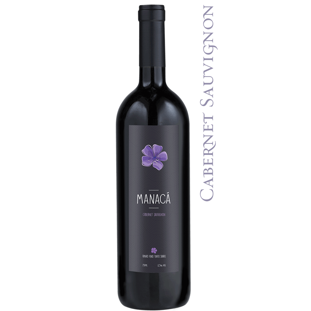 Vinho Manacá Cabernet Sauvignon suave 750ml