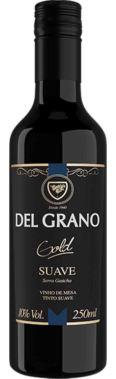 Vinho Del Grano Tinto Suave Uva Bordô 250ml