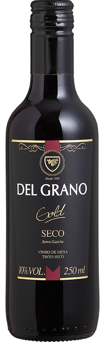 Vinho Del Grano Tinto Seco Uva Bordô 250ml