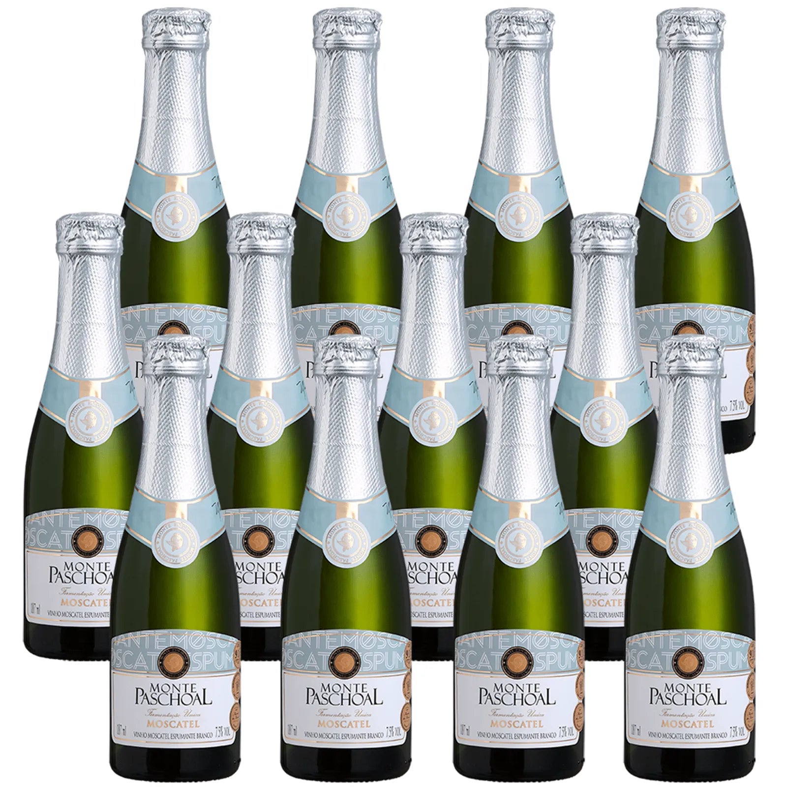 Kit Mini Espumante Monte Paschoal Moscatel Branca 12x187ml