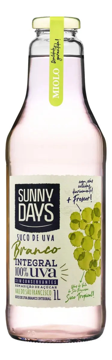 Suco de Uva Branco Integral Sunny Days 1L