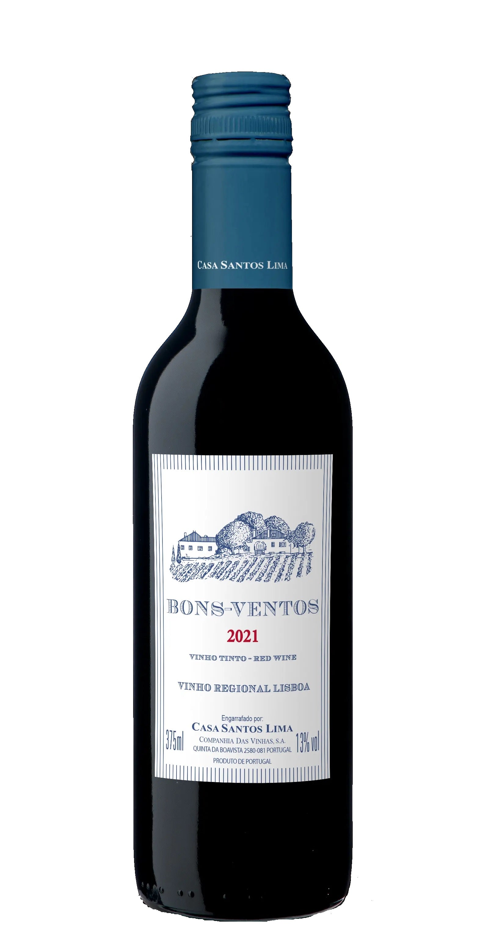 Vinho Tinto Português Bons Ventos 375 ml