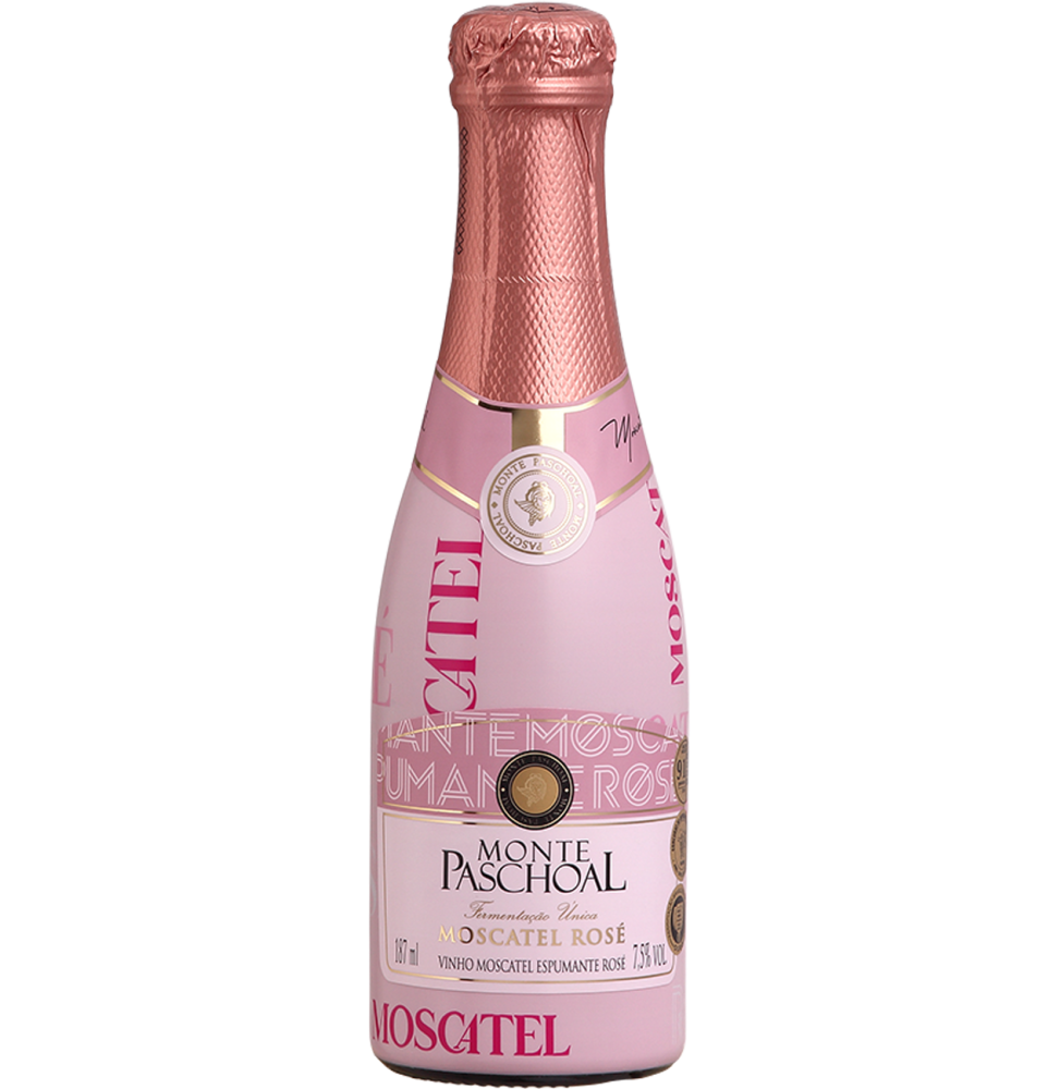 Espumante Monte Paschoal Moscatel Rosé Baby 187ml