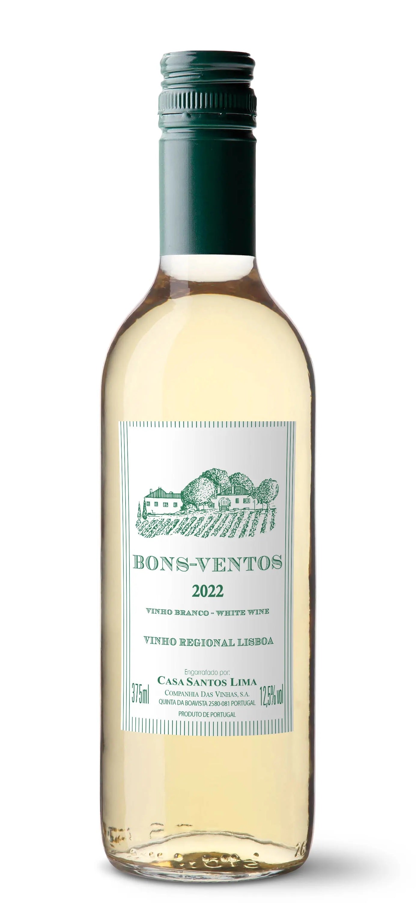 Vinho Branco Português Bons Ventos 375 ml