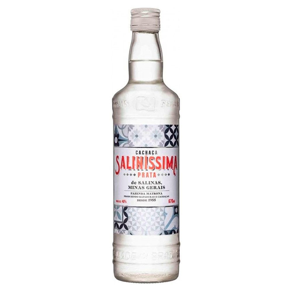 Cachaça Saliníssima Prata 670ml