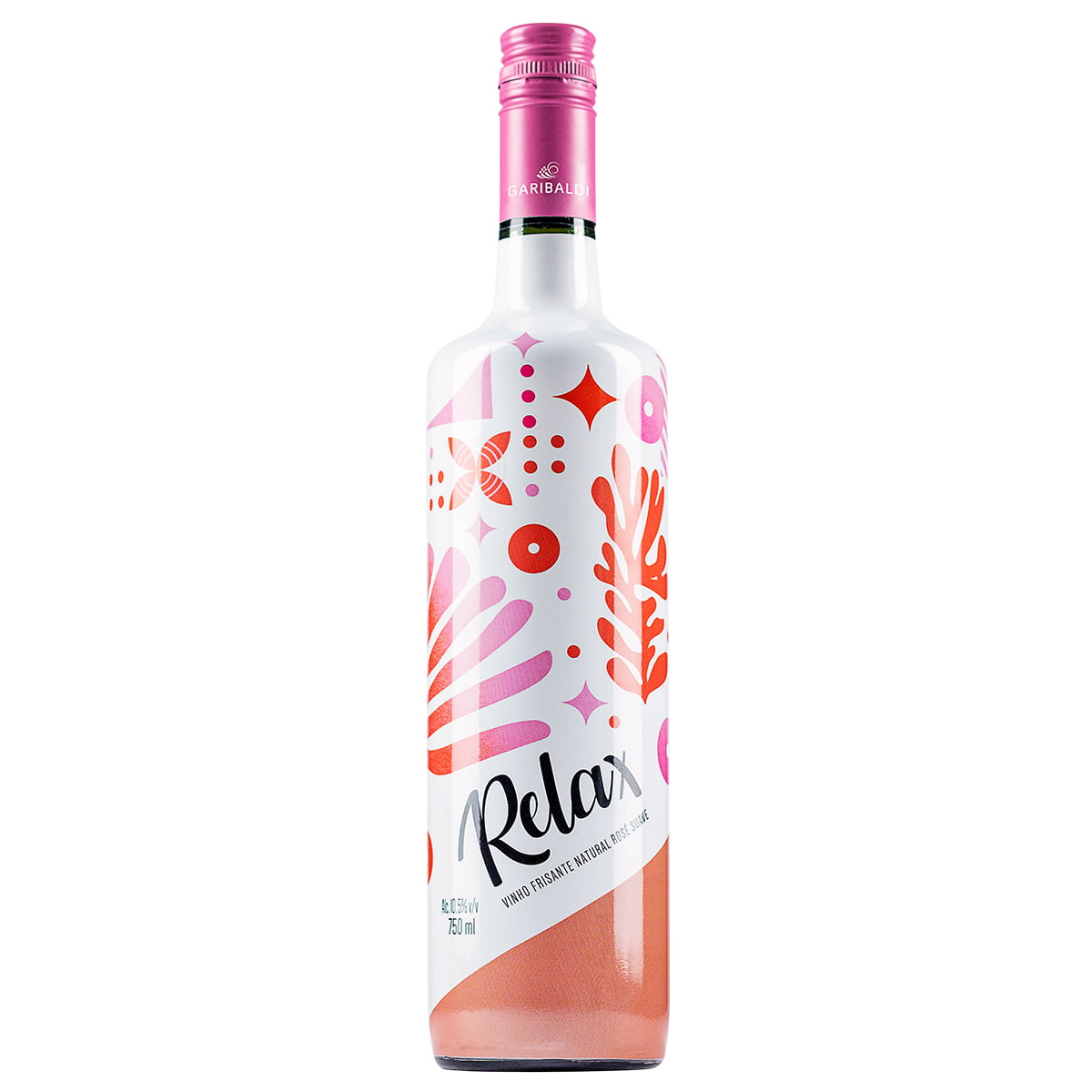 Vinho Frisante Garibaldi Relax Rosé Suave 750ml