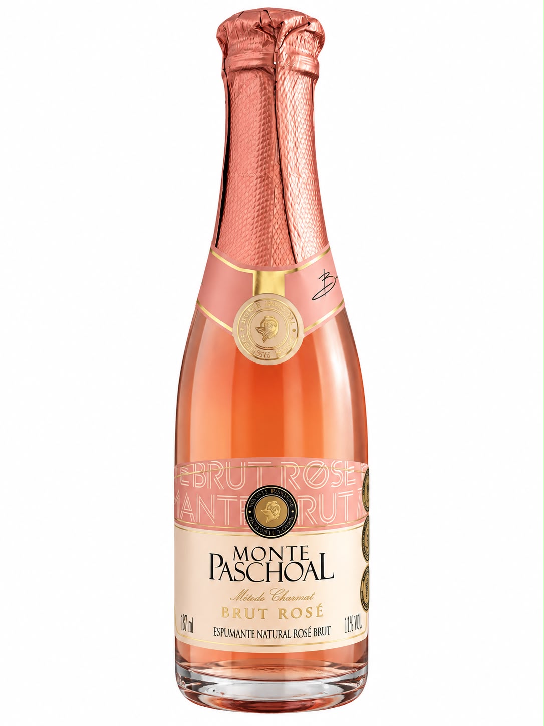 Espumante Monte Paschoal Rosé Brut Baby 187 ml