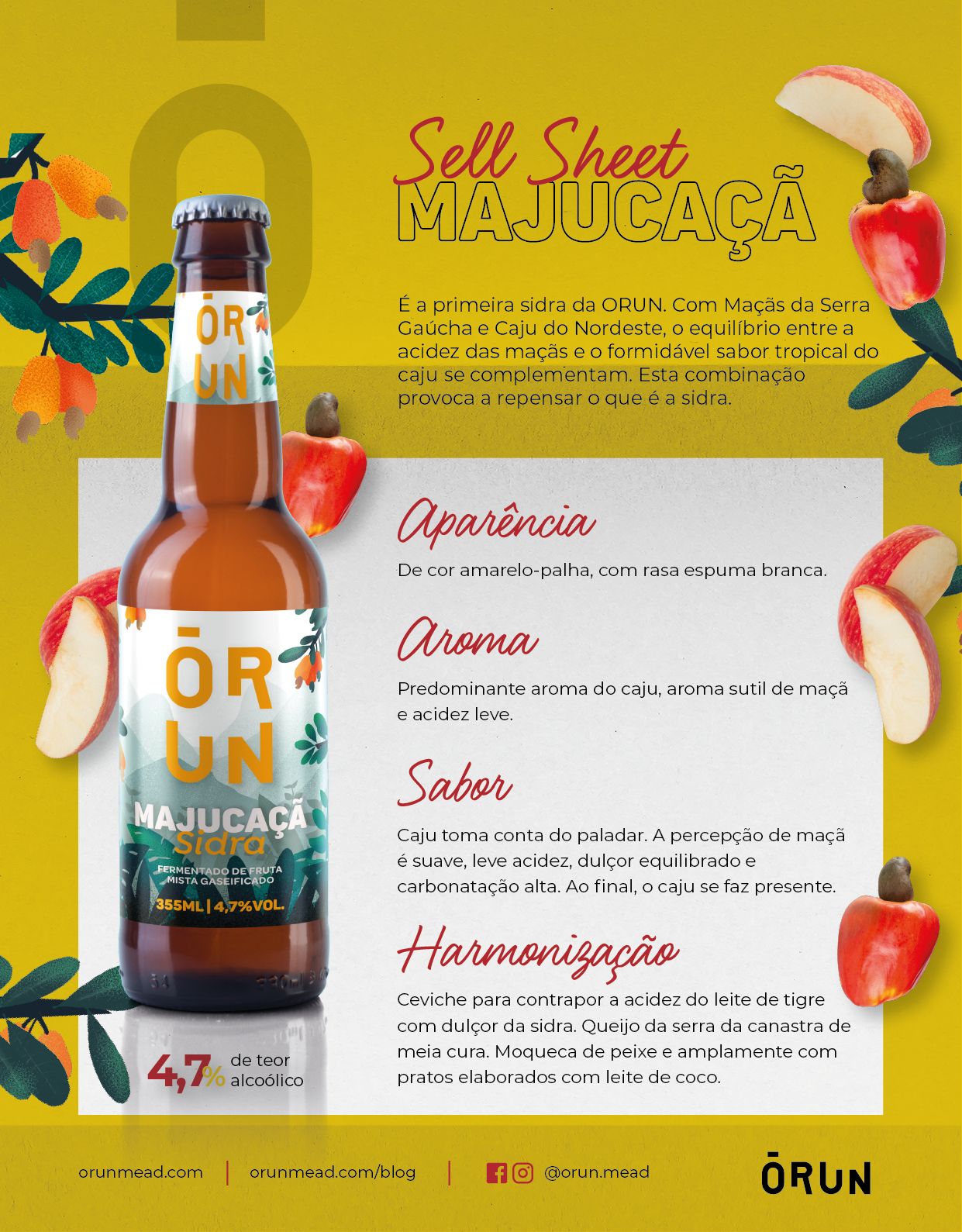 Sidra Orun Majucação 385 ml