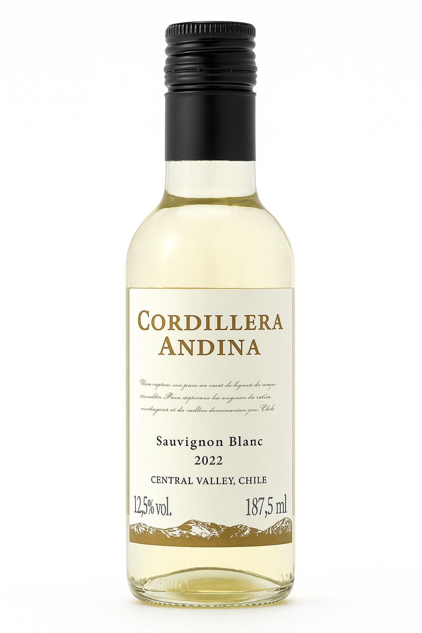 Vinho Cordillera Andina Sauvignon blanc  187,5 ML