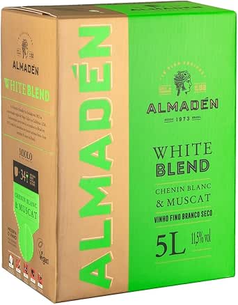 Vinho Almadén White Blend Chenin Blanc & Muscat Bag In Box 5L