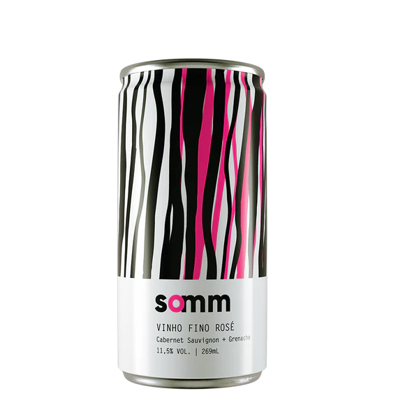 Vinho Somm Lata Rosé 269ml